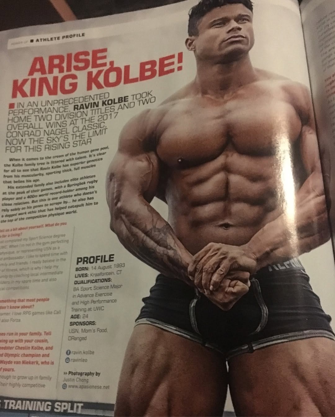 Arise, King Kolbe! – Muscle Evolution Feature